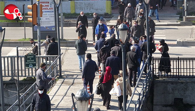 Zonguldak'ta kısıtlama sonrası yoğunluk