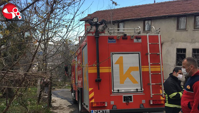 Elmatepe Mahallesinde yangın!..
