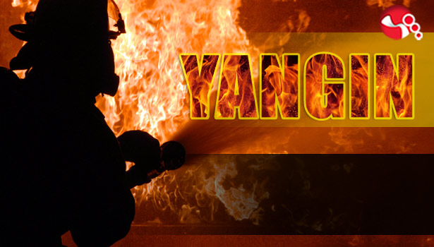 İki katlı ev alevlere teslim oldu