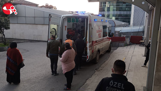 Çalışıyordu,kafasına düştü