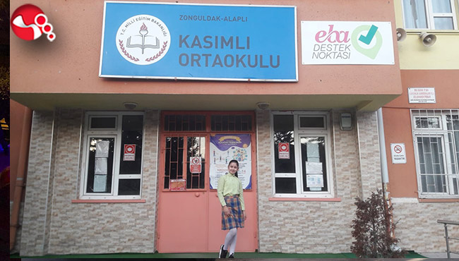 Ortaokul öğrencisinin başarısı...