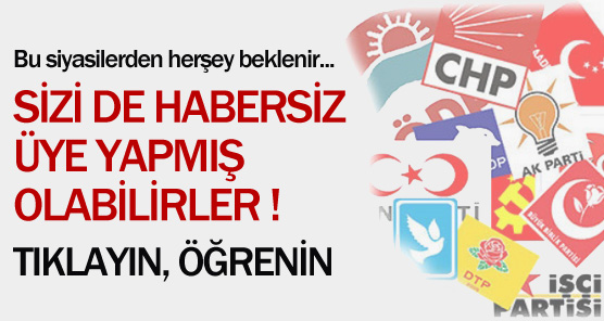 BU SİYASİLERDEN HERŞEY BEKLENİR !