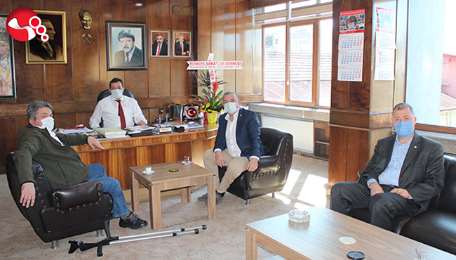 Bartın Sakatlar Derneğinden Kaya’ya tebrik ziyareti