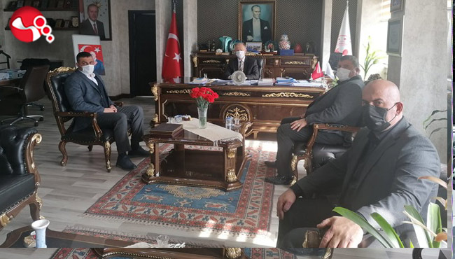 Metin Ercan’dan Kaymakam Çorumluoğlu’na ziyaret