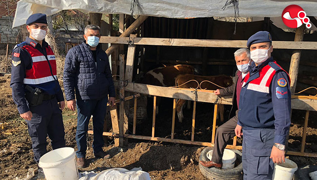 Jandarma Ekipleri drone ile bularak teslim etti...