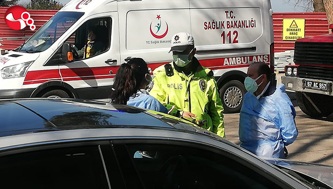 24 saat kala karantinayı ihlal edince polise yakalandı