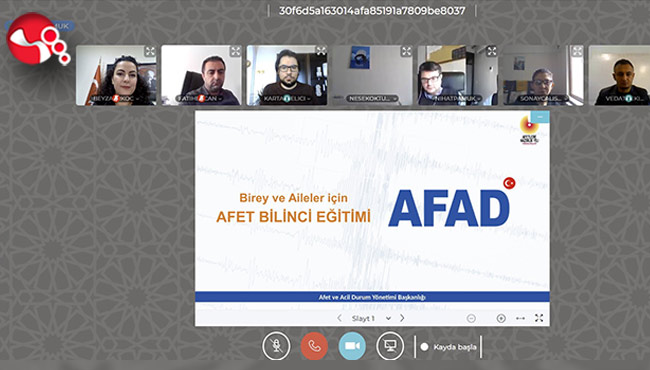 ZBEÜ’de Afet Farkındalık Eğitimleri devam ediyor
