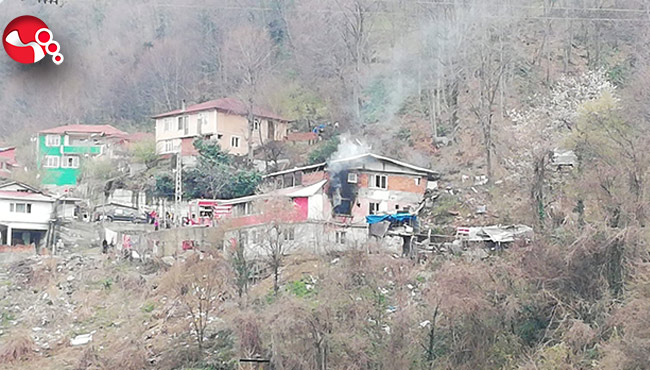 İkamet yangını korkuttu
