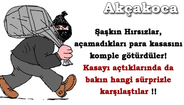 HIRSIZLAR BOŞ KASAYI ÇALDI