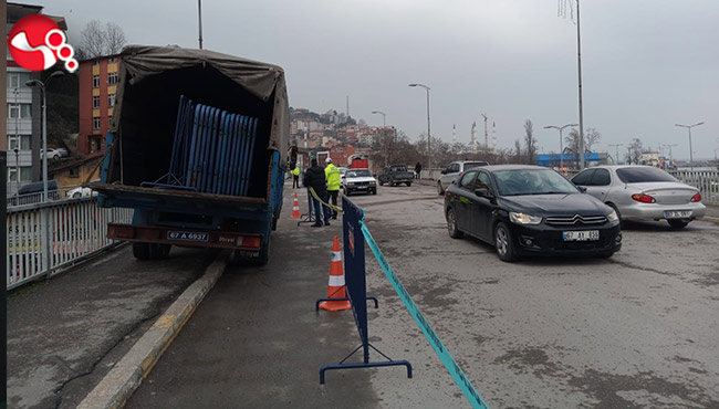 Parklanmalara barikat önlemi