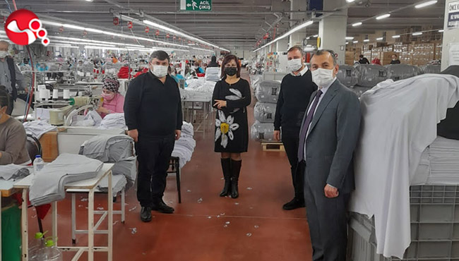 Demirsu, işletmeleri ziyaret etti