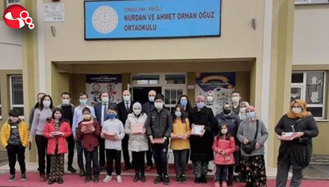 Ereğli Eğitim Fakültesinden tablet desteği...