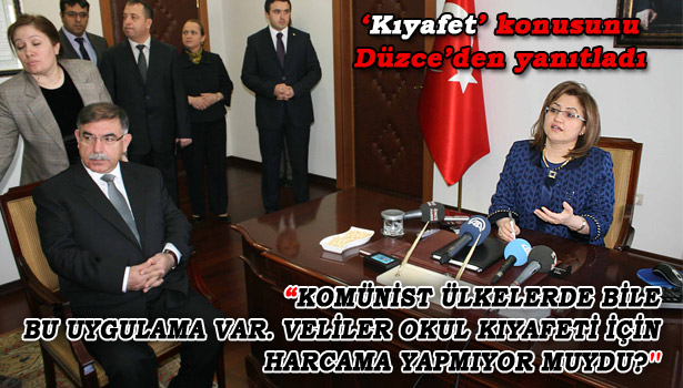 BAKAN FATMA ŞAHİN DÜZCE'DE