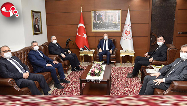 MÜSİAD Genel Başkanı Abdurrahman Kaan, Vali Mustafa Tutulmaz' ı ziyaret etti