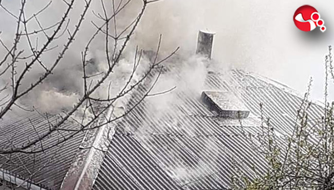 Yangın paniğe neden oldu