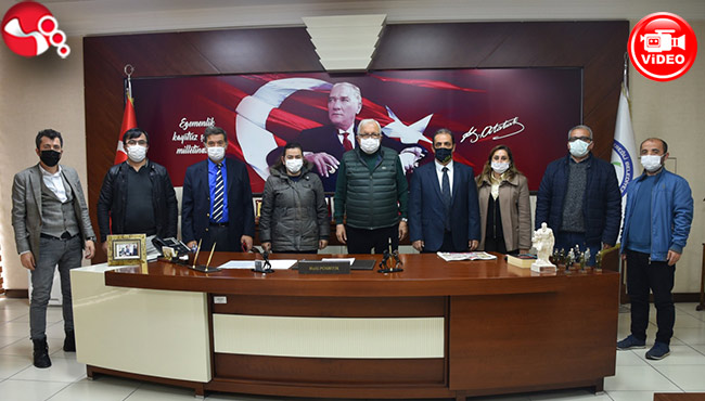 Gazeteciler Derneği’nden Başkan Posbıyık’a ziyaret