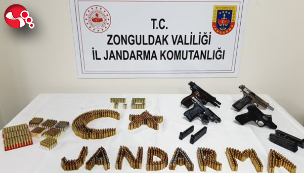 Evinden cephane çıktı!..