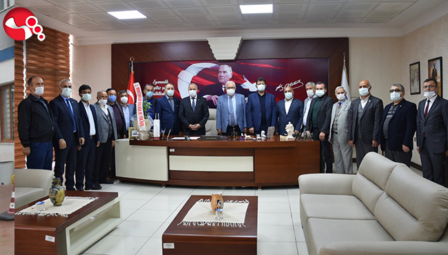 Muhtarlar Derneği, Başkan Posbıyık’ı ziyaret etti