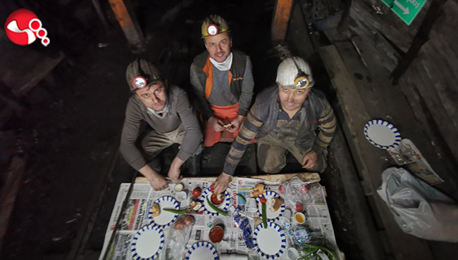 Yerin 300 metre altında ilk sahur...