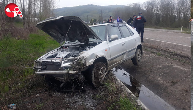 Su kanalına girdi: Yaralılar var....