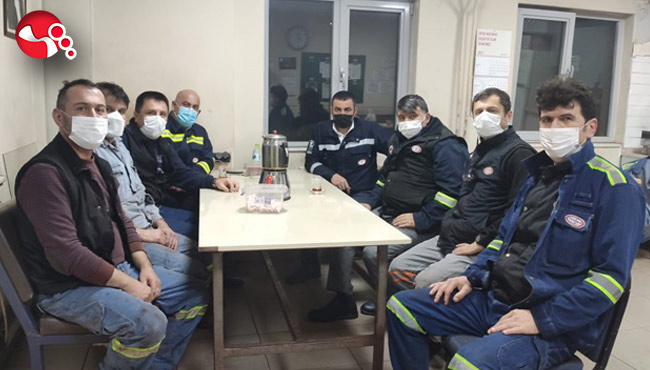 Başkan Yılmaz işçilerle bir araya geldi...