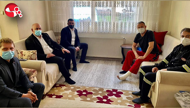 Geçmiş Olsun” ziyareti...