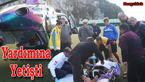 HAVA AMBULANSI İMDADINA YETİŞTİ