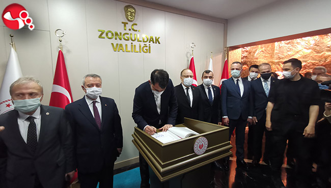 Çevre ve Şehircilik Bakanı Murat Kurum Zonguldak'ta