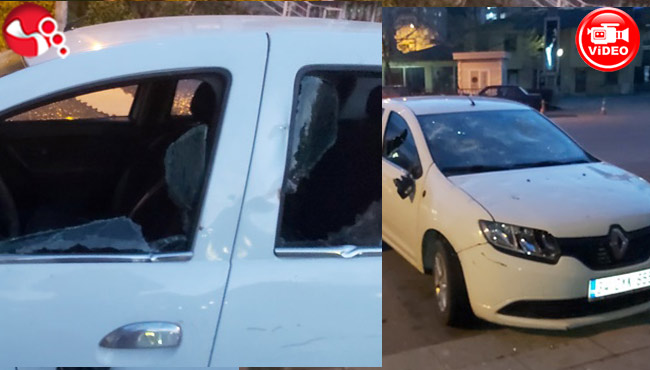 Aracı parçaladı...