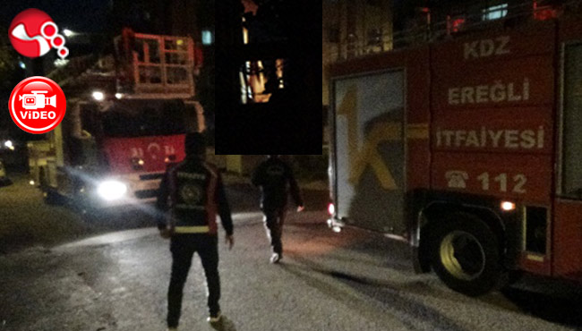 Evdeki alevleri yangın zannedince...