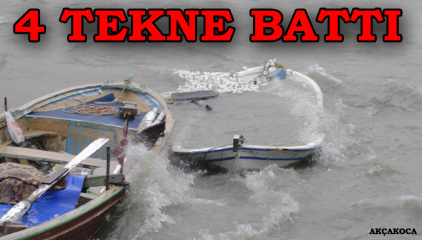 KARADENİZ'DE ŞİDDETLİ FIRTINA