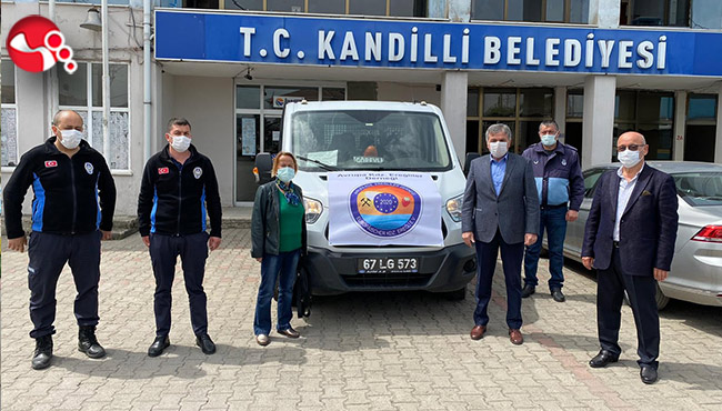 Gurbetçilerden ihtiyaç sahiplerine gıda yardımı