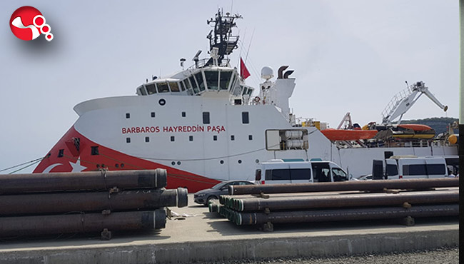 Barbaros Hayreddin Paşa sismik araştırma gemisi Filyos Limanı’nda