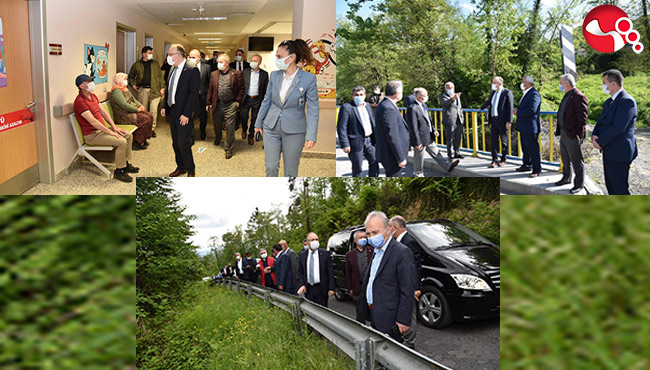 Vali ve Milletvekillerinden yerinde incelemeler...