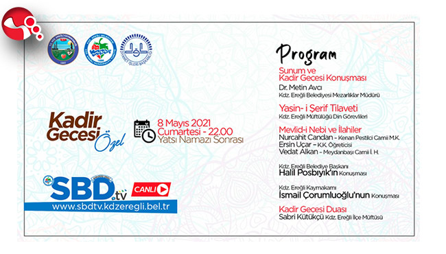 Kadir Gecesi'ne özel program gerçekleştirilecek...