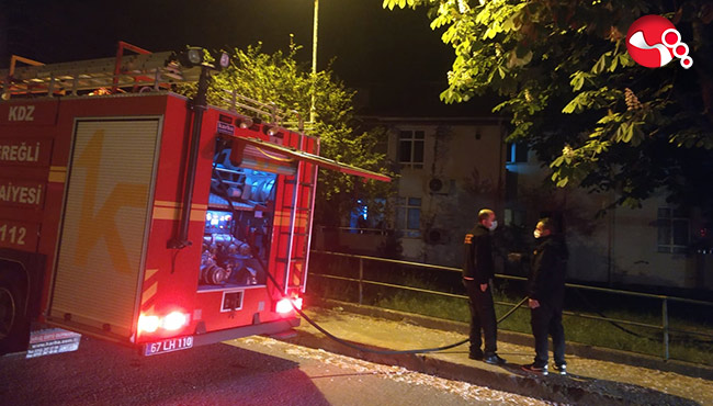 TV görüntüsü değil, gerçekten yandı!!!