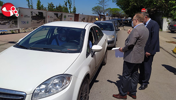 Vali Tutulmaz sürücüleri denetledi