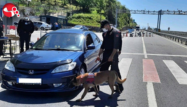 20 şüpheli ve 2 araç yakalandı