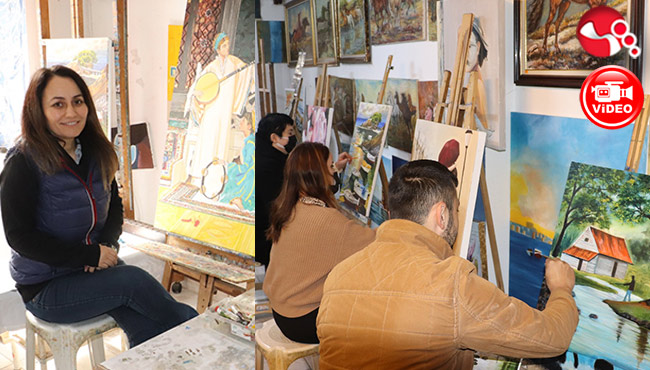 Usta Ressam Başakçı'nın mirasını yaşatıyor...