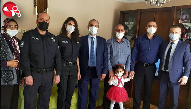 Gazi Polisi ziyaret ettiler…