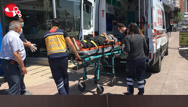 Çalıştığı kamyonetiin kasasından düştü!!!