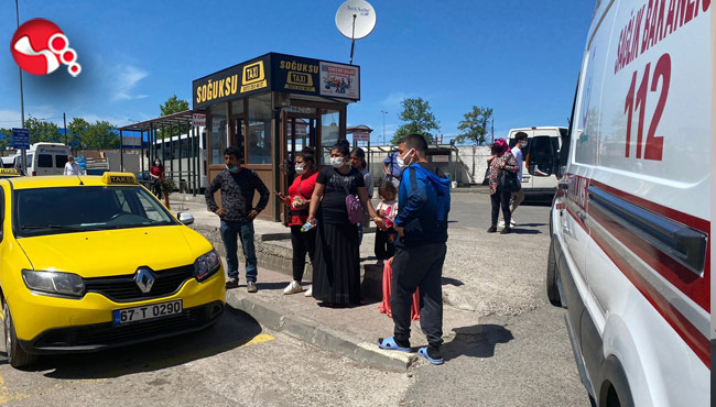 Kadına çarptı,kaçtı, aranıyor...