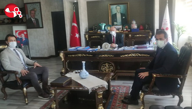 Milletvekili Demirtaş ve Başkan Ertuğrul Kaymakam Çorumluoğlu’nu ziyaret etti...