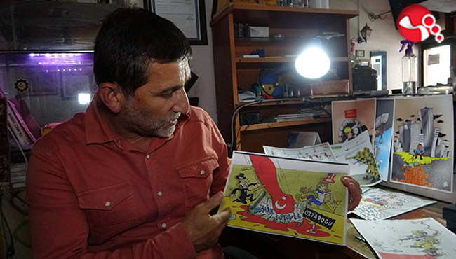 Gazze vahşeti karikatürlere yansıdı