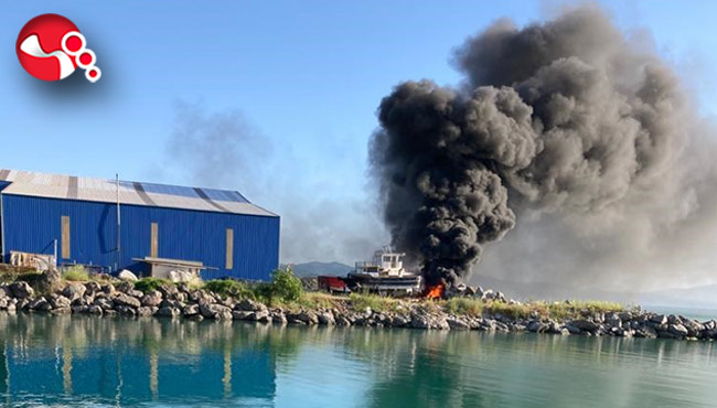 Tersaneler Bölgesinde yangın korku saçtı!!!