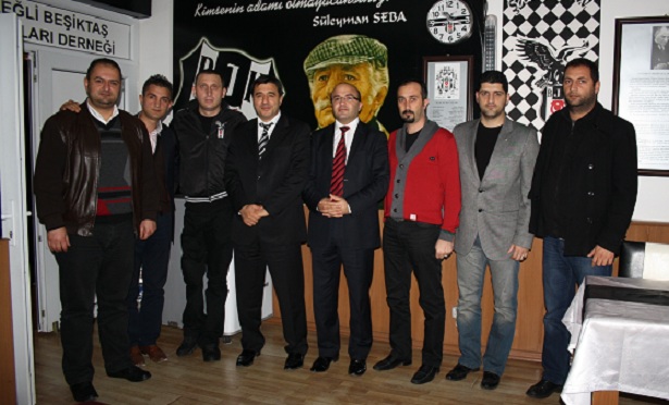 KAYMAKAM MALĞAÇ'TAN BEŞİKTAŞ TARAFTARLAR DERNEĞİNE ZİYARET