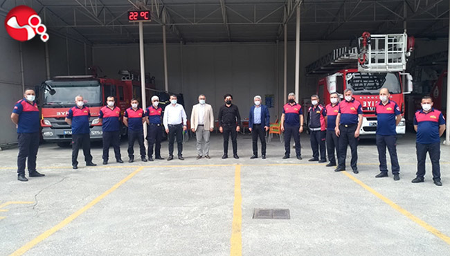 İtfaiyeye Teşekkür için Ereğli'ye geldi...