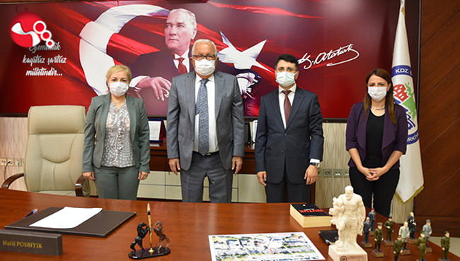 Turizm Fakültesi’nden Başkan Posbıyık’ı ziyaret etti