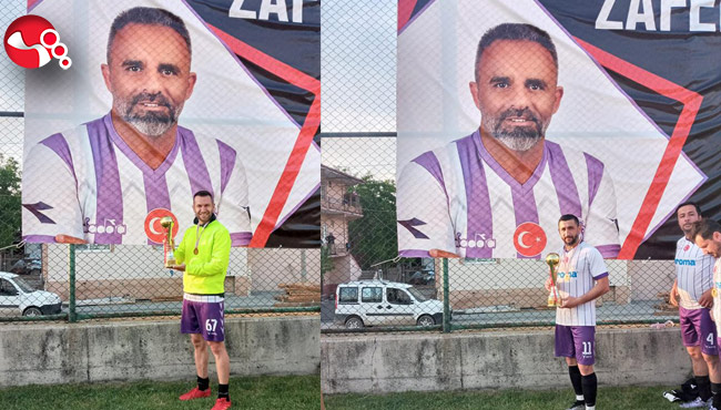 Şampiyonluk kupalarını merhum antrenörlerine armağan ettiler...