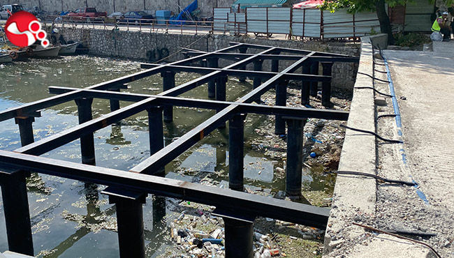 Limandaki manzara şaşkına çevirdi